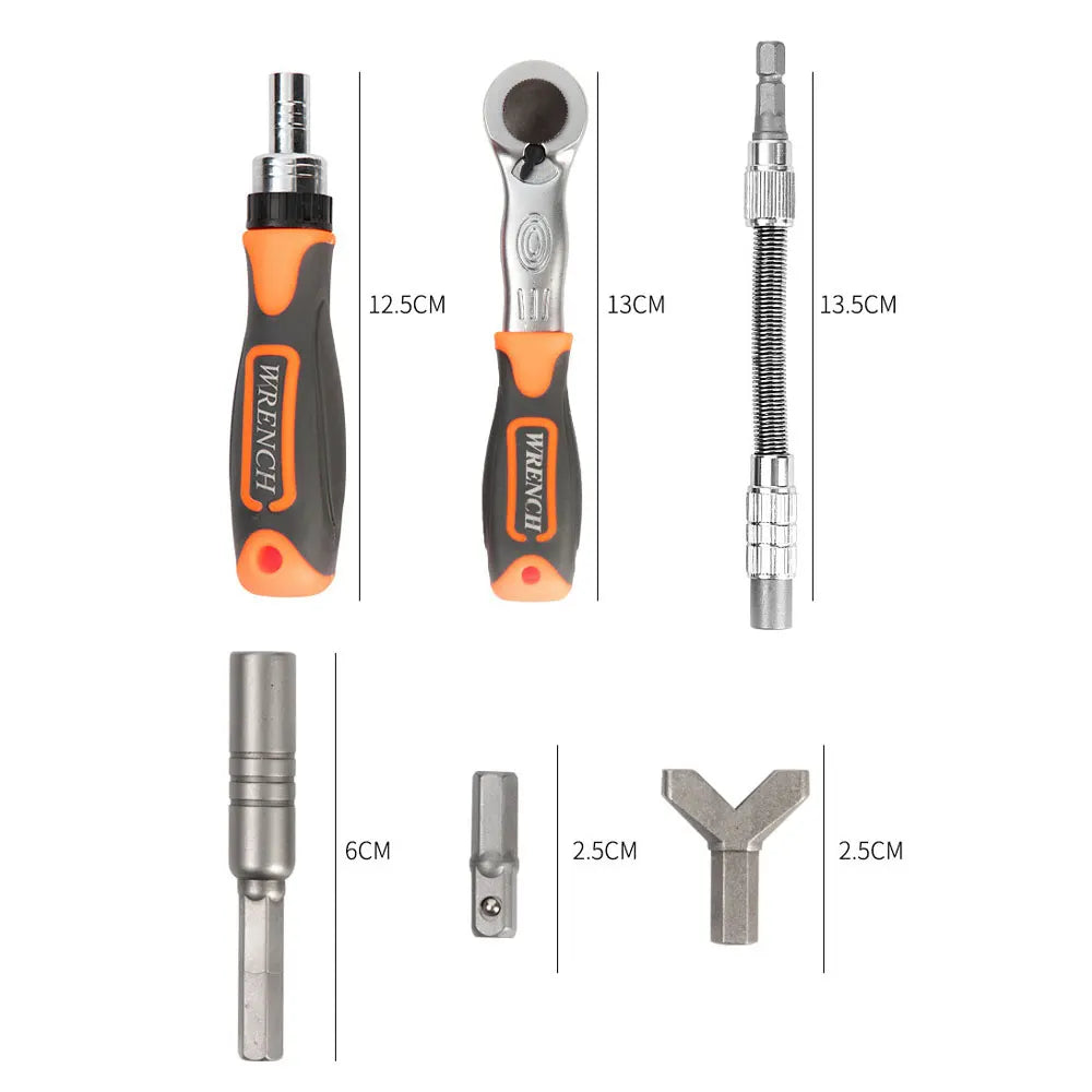 Labor-Saving Ratchet Screwdriver Set Household Combination T