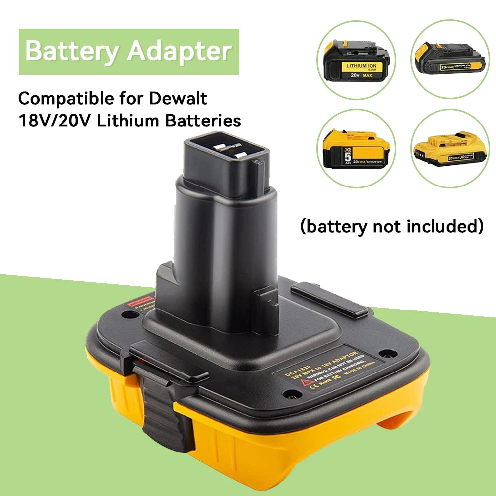 20V Battery Adapter DCA1820 for Dewalt 18V Tools Convert Dew