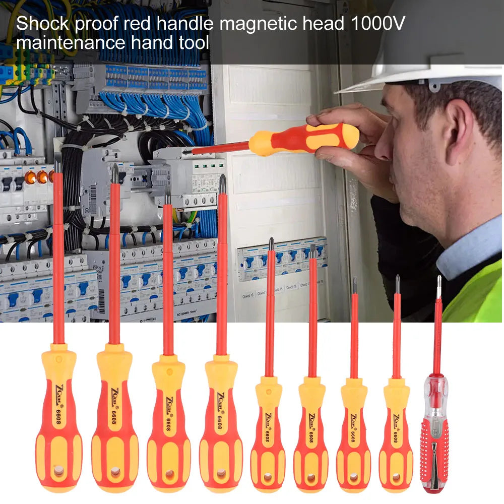 NEW Magnetic Screwdriver Screwdriver Set Insulated Phillips 