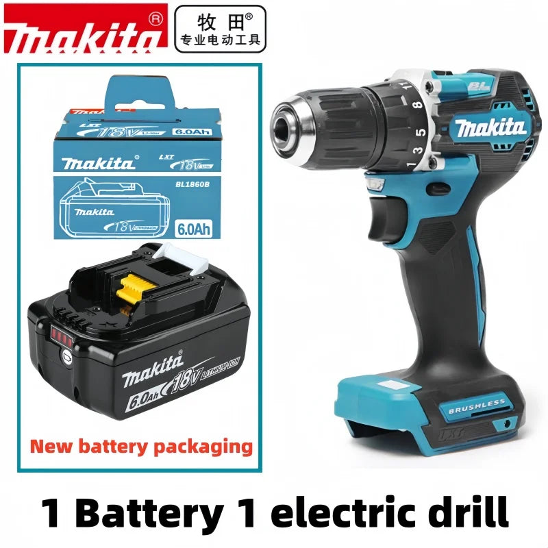 2026 New Makita 6Ah for Makita 18V Power Tool Battery BL1840 BL1830B BL1850B BL1850 BL1860 BL1815 Replacement Lithium Battery