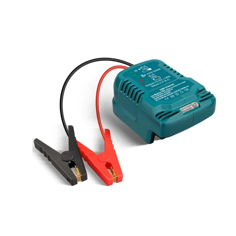 Portable Car Jumper Adapter for Makita 18V Li-ion Battery Automotive Batteries Booster with 12V Jumper Car Tools Accessories