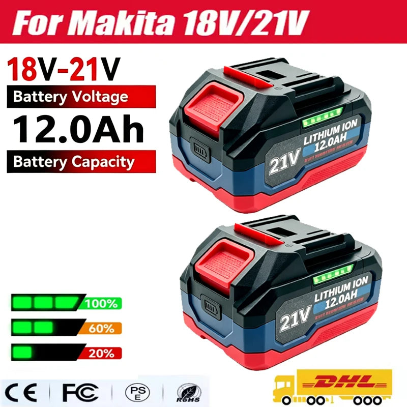 Original Rechargeable Battery 6.0AH 12.0AH Power Tool Lithiu