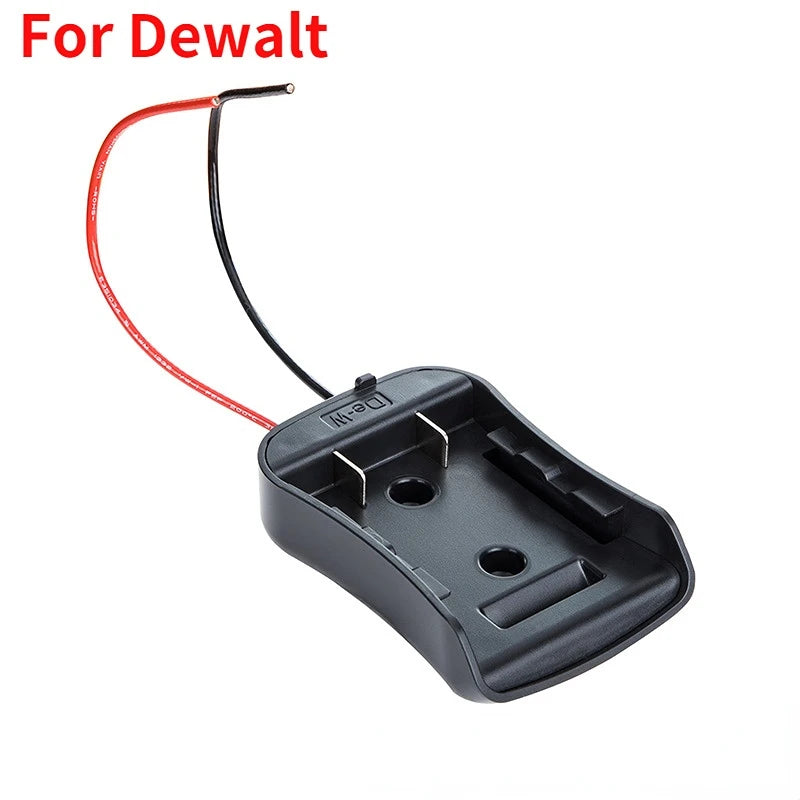 DIY Battery Adapter For Makita/Bosch/Milwaukee/Dewalt 18V Battery Adapter Power Connector DIY Adapter Dock Holder 14 Awg Wires