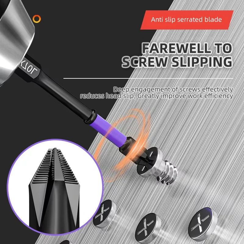 Galacok 25-150mm Magnetic Screwdriver Bit Set PH2 Non-Slip I