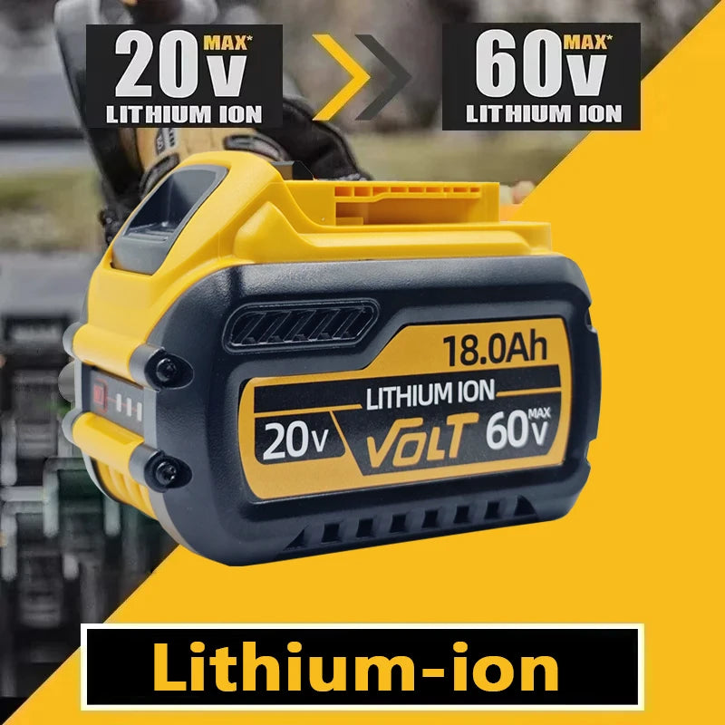 New High-Power for DEWALT 20V/60V Battery DCB200 DCB205 DCB2
