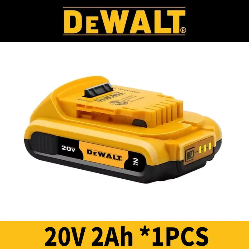 100% Original Dewalt 20V Battery 6.0Ah 5.0Ah DCB206 DCB205 20V Dewalt Power Tool Replacement Battery DCB200 DCB184 Fast Charger