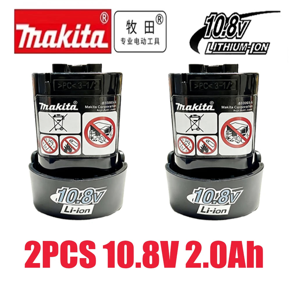 Makita 10.8V Original Battery BL1013 BL1020 BL1030 DF030D Makita 10.8V/12V Charger Replacement Tool 10.8V Makitabattery