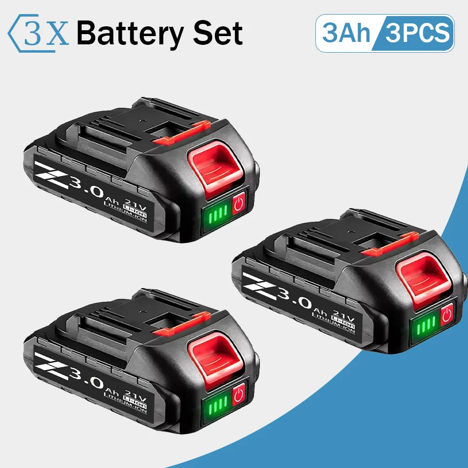 18V 21V 388VF Rechargeable Li-ion Battery 3.0Ah 6.0Ah 9.0Ah For Makita 18V LXT Power Tools Replacement Battery LED Indicator BMS