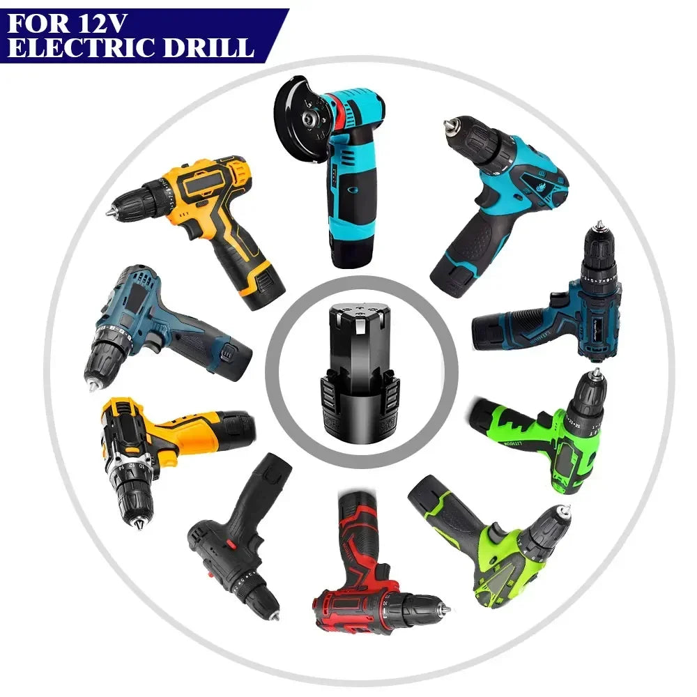 12V 4500mAh High Capacity Universal Rechargeable Lithium-Ion