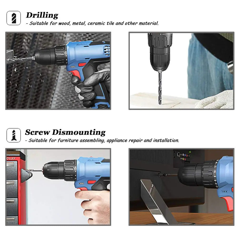 0.8mm-10mm Keyless Drill Chuck Set with Hex Shank 3/8-24UNF 