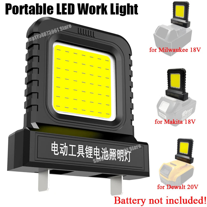 Power Tool Accessories LED Work Light for Makita for Milwauk