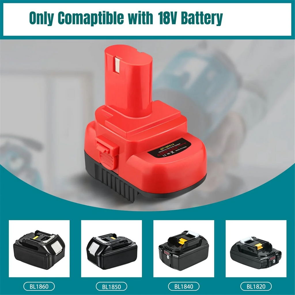 AS63 MT18PA14 Battery Adapter for Makita 18V Li-Ion Battery 