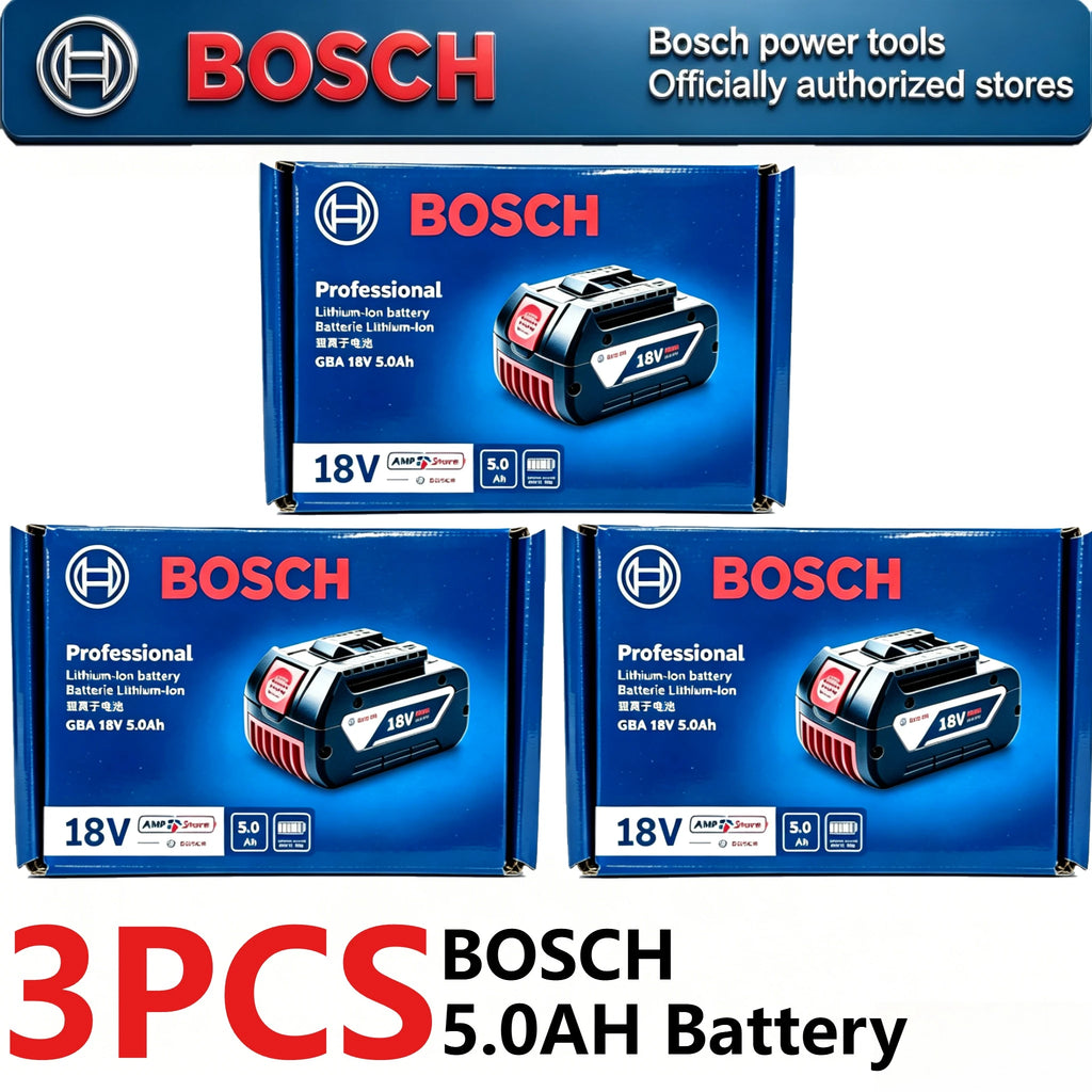 New Original BOSCH 18V Lithium Battery GBA18V6.0 High Capacity Power Pack for Bosch Cordless Drill Grinder Impact Wrench Tools