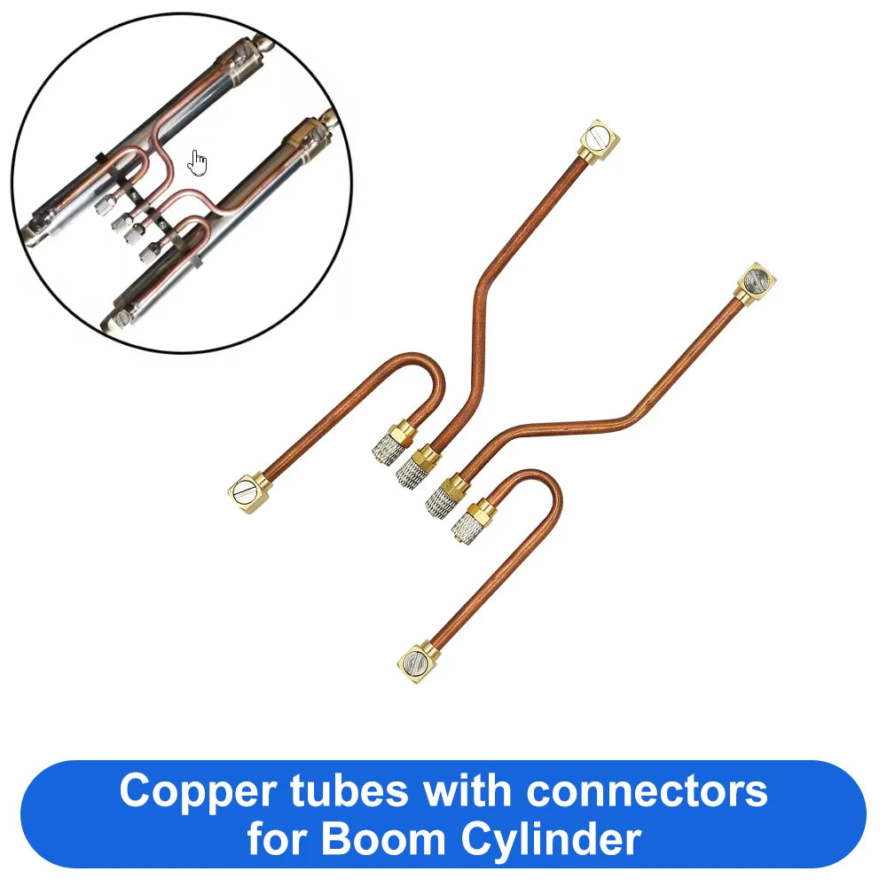3mm/4mm Hose Hydraulic Copper Tube Welding M3/M5 Connector Bender Tool for RC Excavator Hydraulic Model Parts
