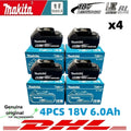 6Ah 100% Original Makita 18V Battery BL1860B Rechargeable Li
