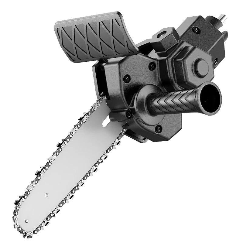 4/6 Inch Electric Drill Modified To Electric Chainsaw Adapte