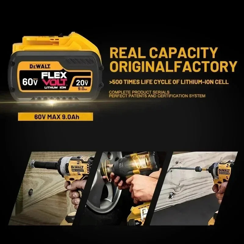 Original for DEWALT 20v/60V battery DCB606 DCB609 DCB182 DCB