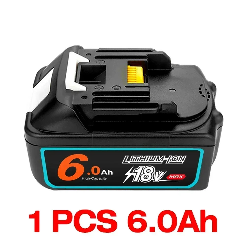 Upgraded 18V 6.0 8.0Ah Rechargeable Battery Replace for Makita Power Tools with LED Li-ion Replacement BL1860 1850 9A 6000mAh
