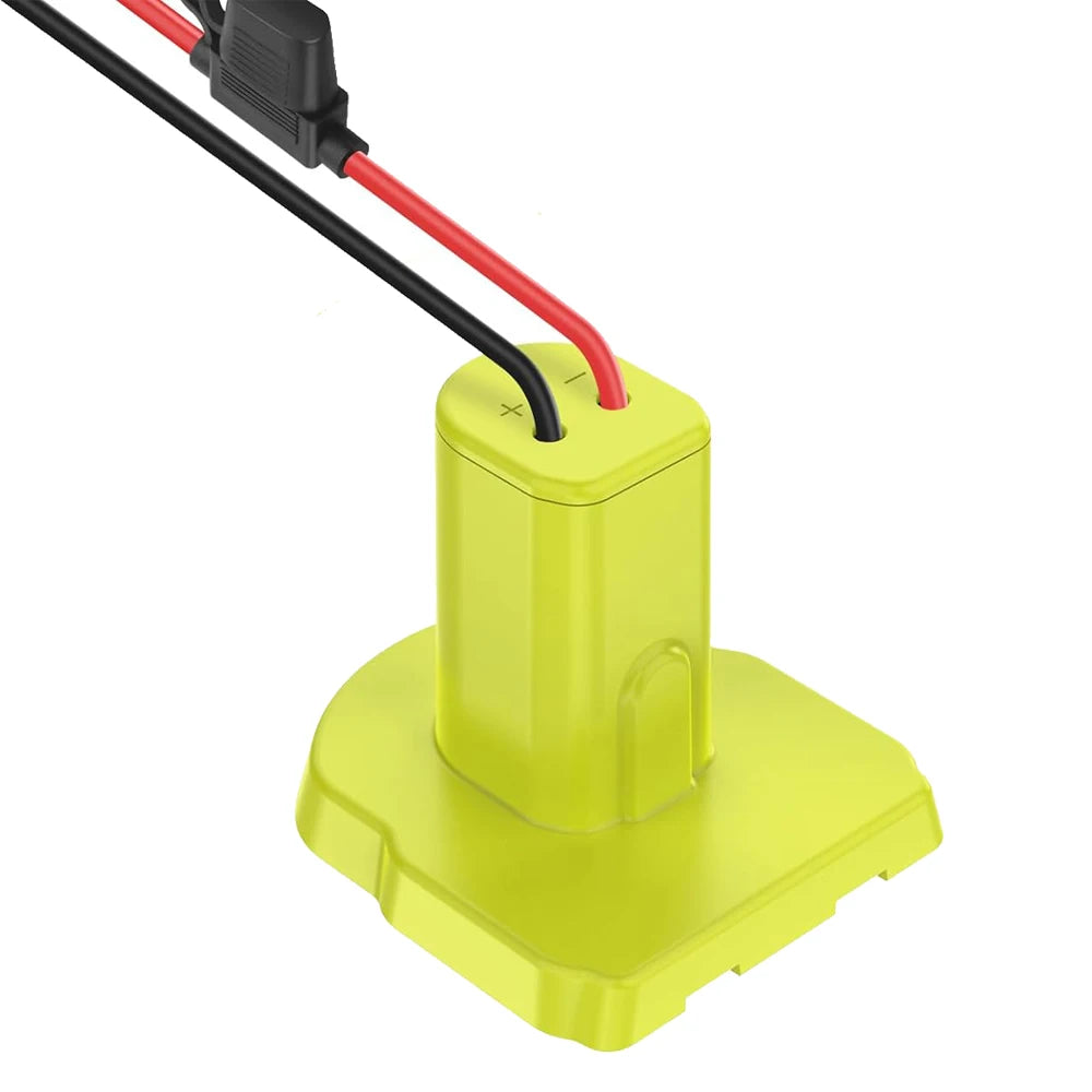 Power Wheels Adapter for Ryobi 18V Battery with Fuse Switch DIY Battery Adapter Connector for Ryobi 18V Nimh/Nicd/Li-ion Battery
