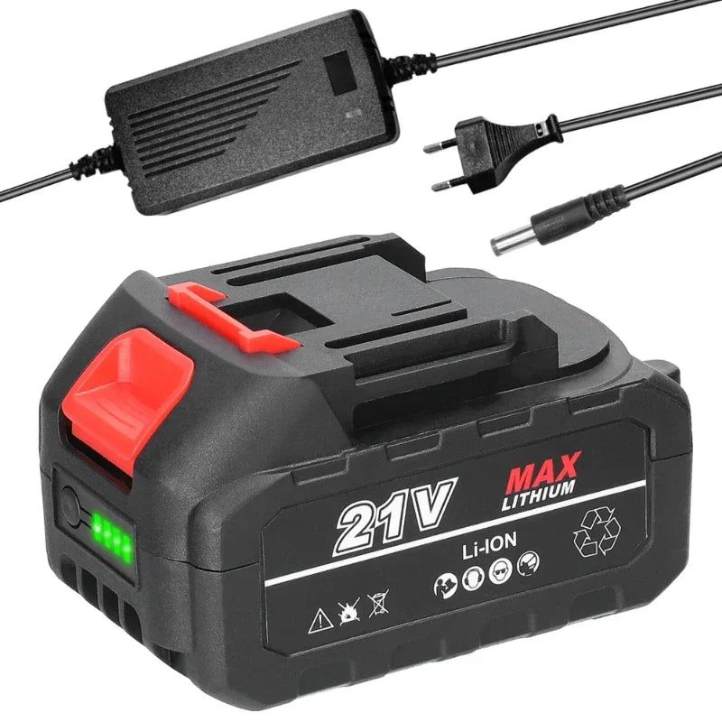 18V 21V Rechargeable Lithium Ion Battery with Capacity Indic