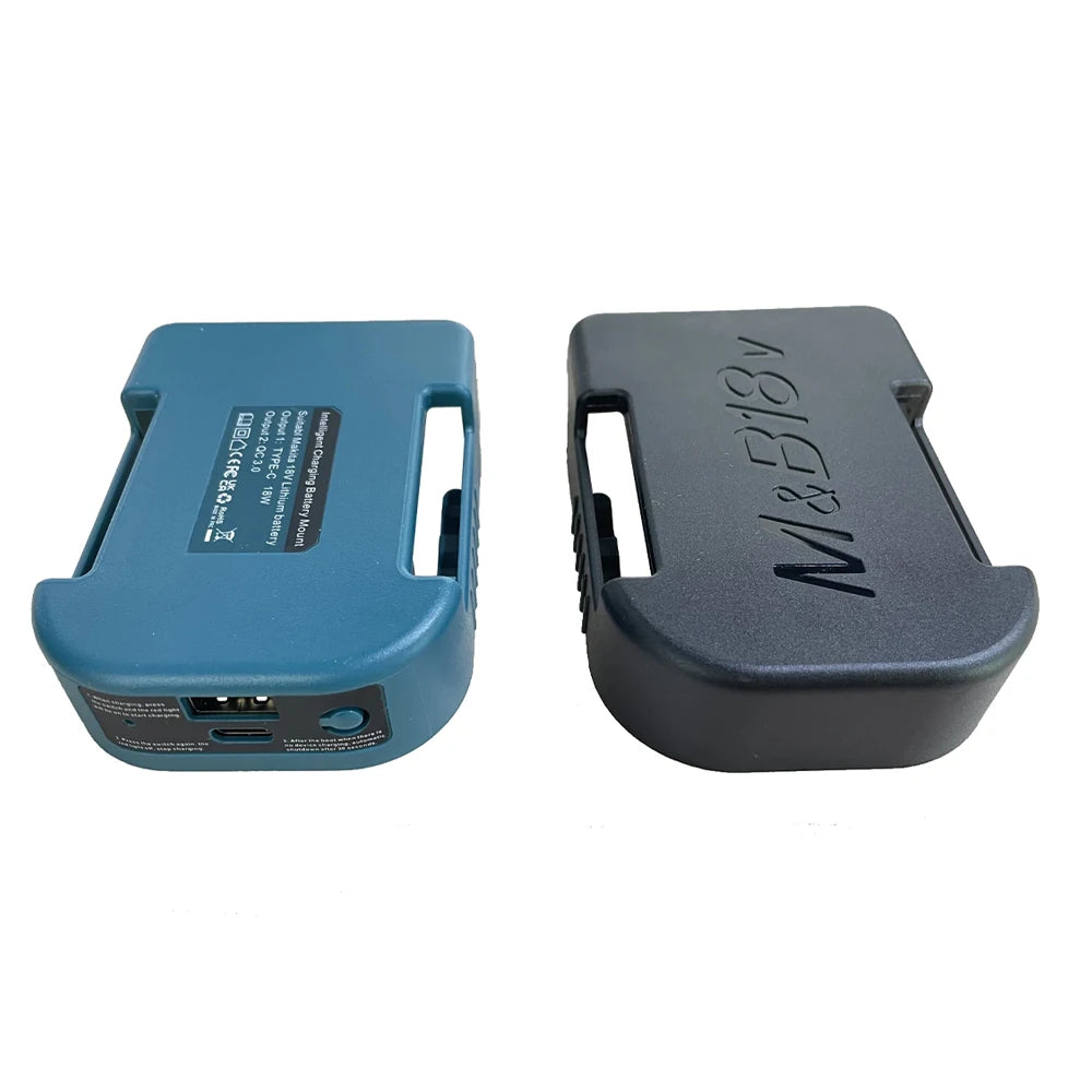 1Pc For Makita 18V With USB With Type-C Battery Holder For M
