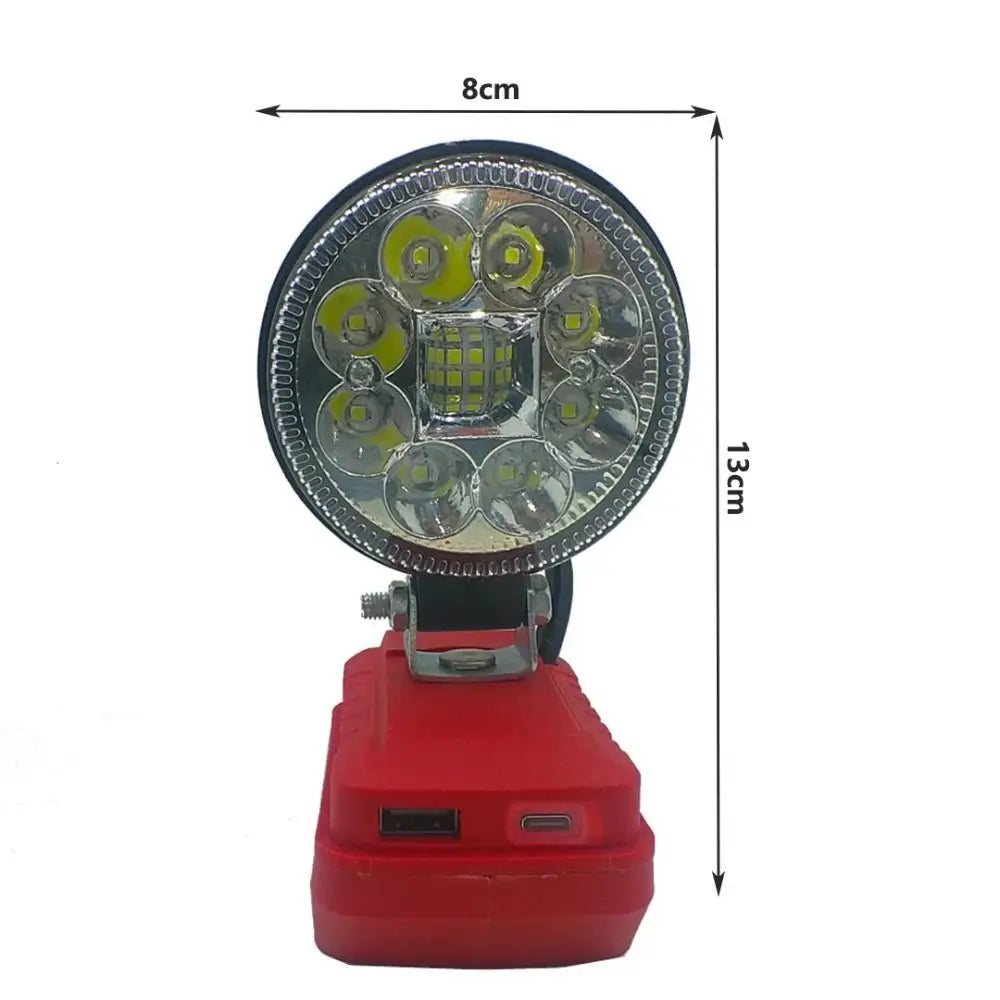 Power Tool Parts LED Work Light Universal Adjustable Outdoor
