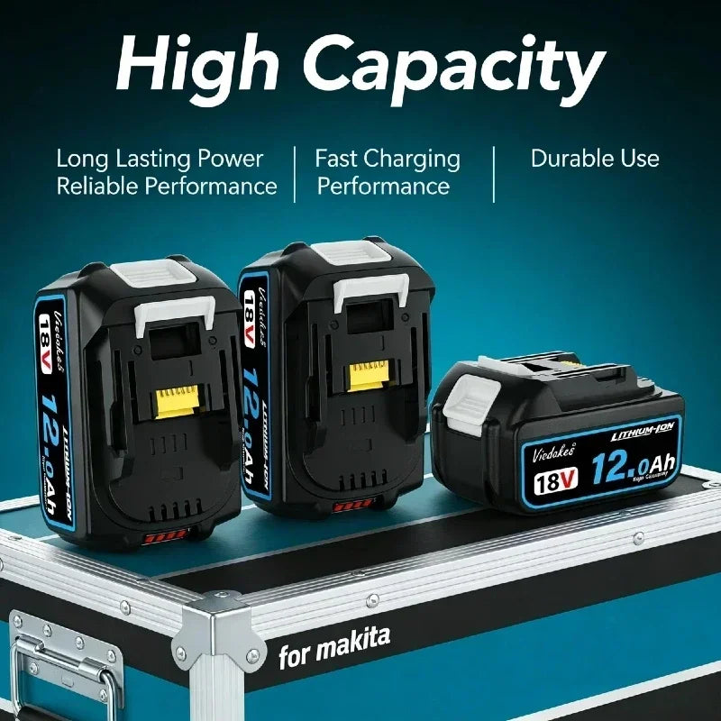 100% Original for Makita 18V Battery Rechargeable Lithium Ba