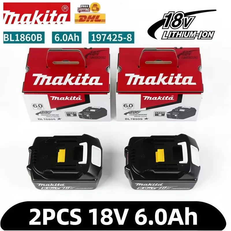 100% Genuine 6AH Makita BL1860 18V Battery Power Tools Li-io