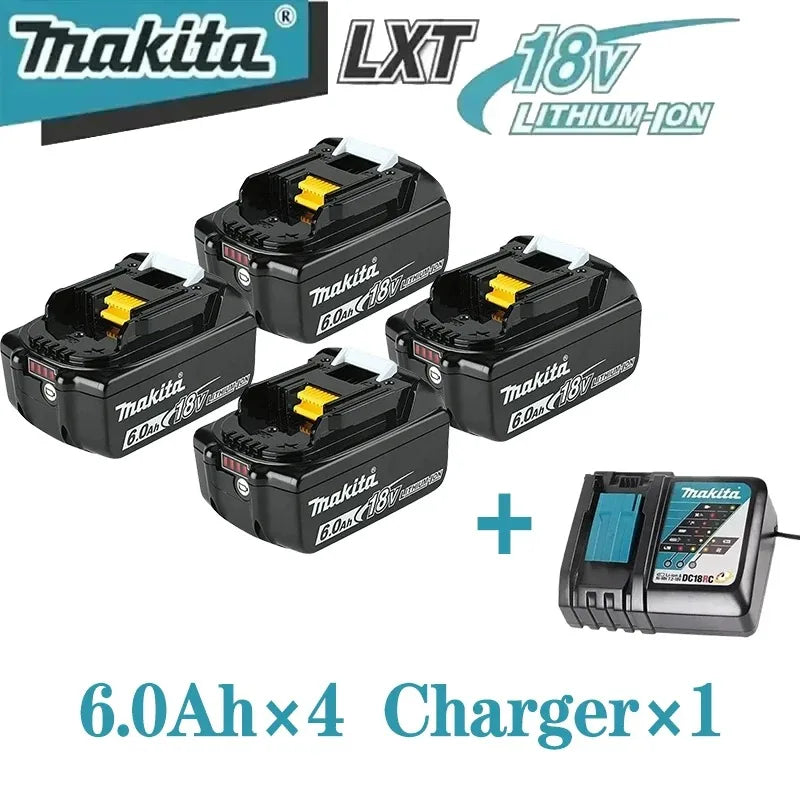 100% Genuine Makita 18V Battery 5Ah 6Ah 9Ah Replacement for BL1860B BL1850B BL1840 BL1830 BL1815 Power Tool Battery
