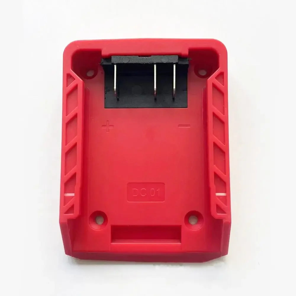 ABS DIY Adapter Portable Durable Charging Head Shell Battery Connector for Makita/DeWalt/WORX/Milwaukee 18V Lithium Battery