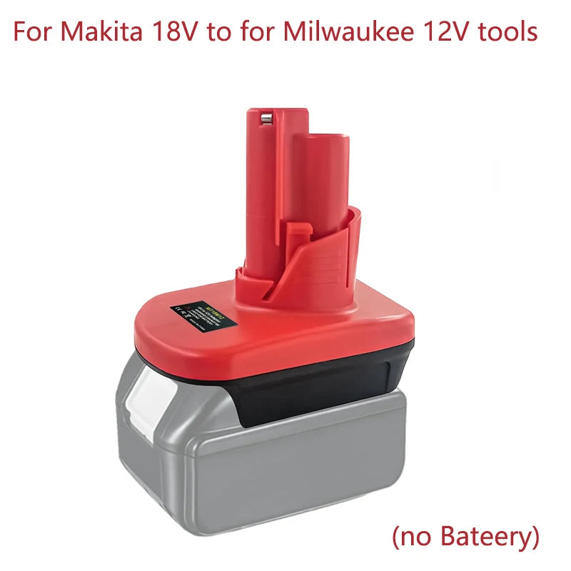 MT18M12 Battery Adapter Converter For Makita 18V Li-Ion Battery To For Milwaukee 12V Li-ion Battery Electrical Tools Use