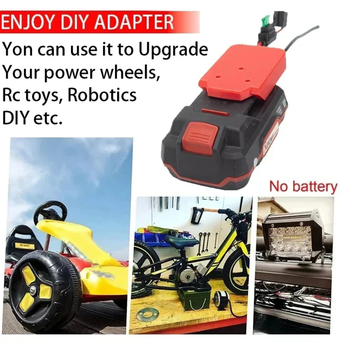 DIY Adapter for Lidl Parkside X20V Li-Ion Battery Adapter Ro