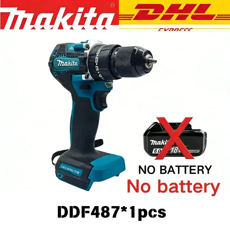 Genuine Makita 18V 6.0Ah battery with charger set for Makita 18V power tool DDF487 DTW700 GBA404 DUC150Z DHR183Z