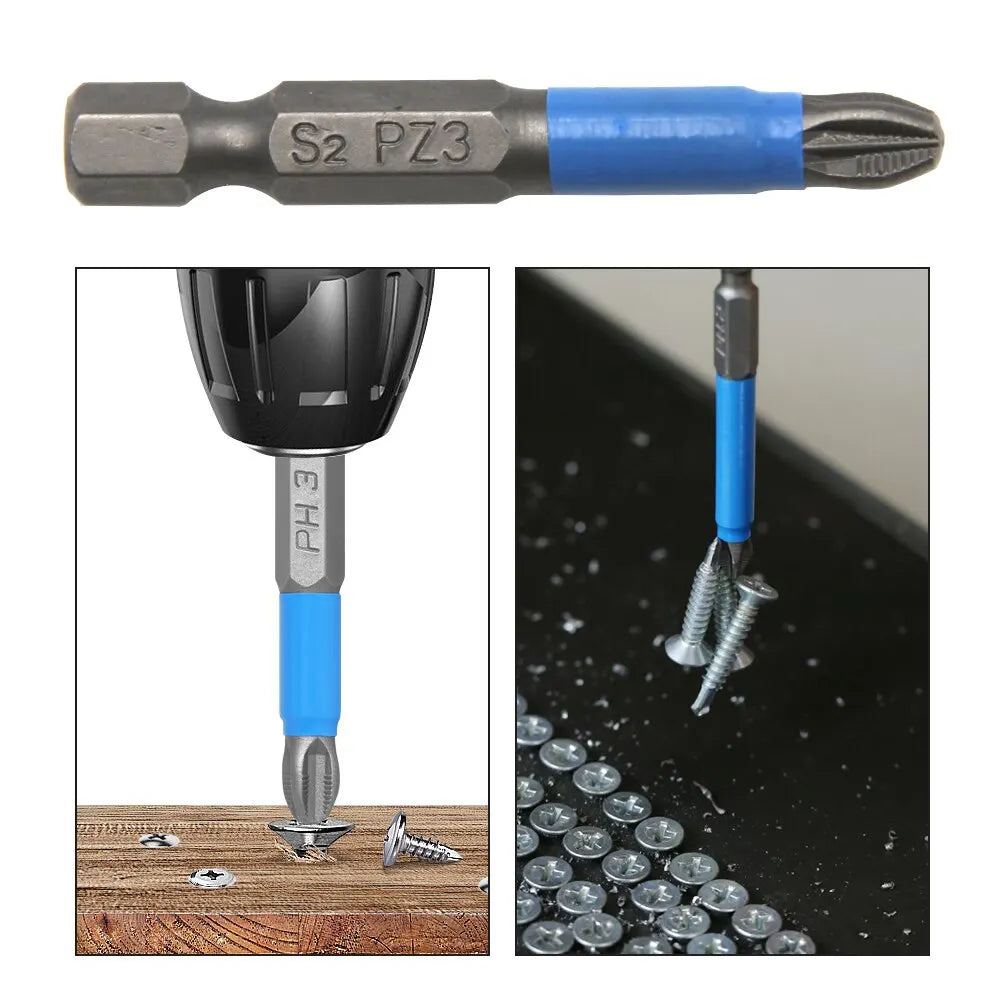6pc Hexagonal Handle Anti Skid Electric Screwdriver Woodwork