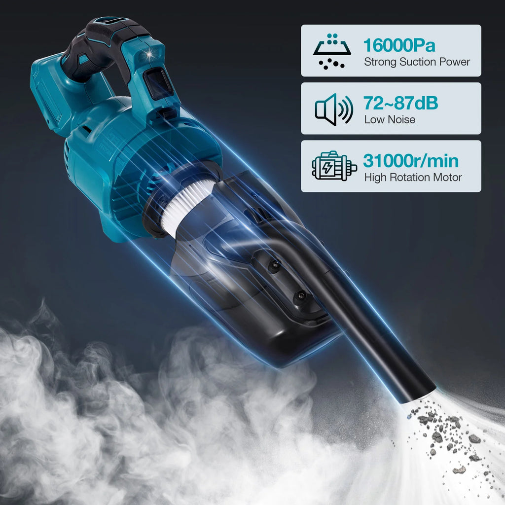 Electric Vacuum Cleaner Handheld Cordless Vacuum Home Car Du