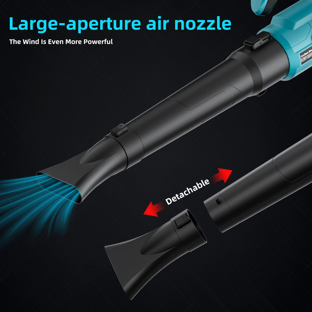 Cordless Leaf Blower For Makita 18V Battery 3-Speed Cannon B