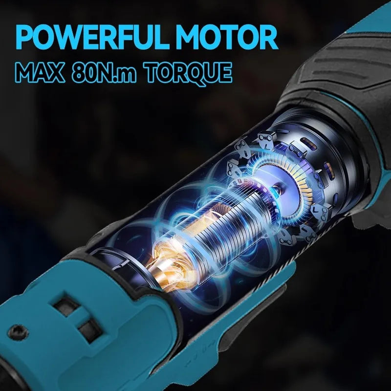 Electric Ratchet Wrench Upgraded Extended Head Removal Screw
