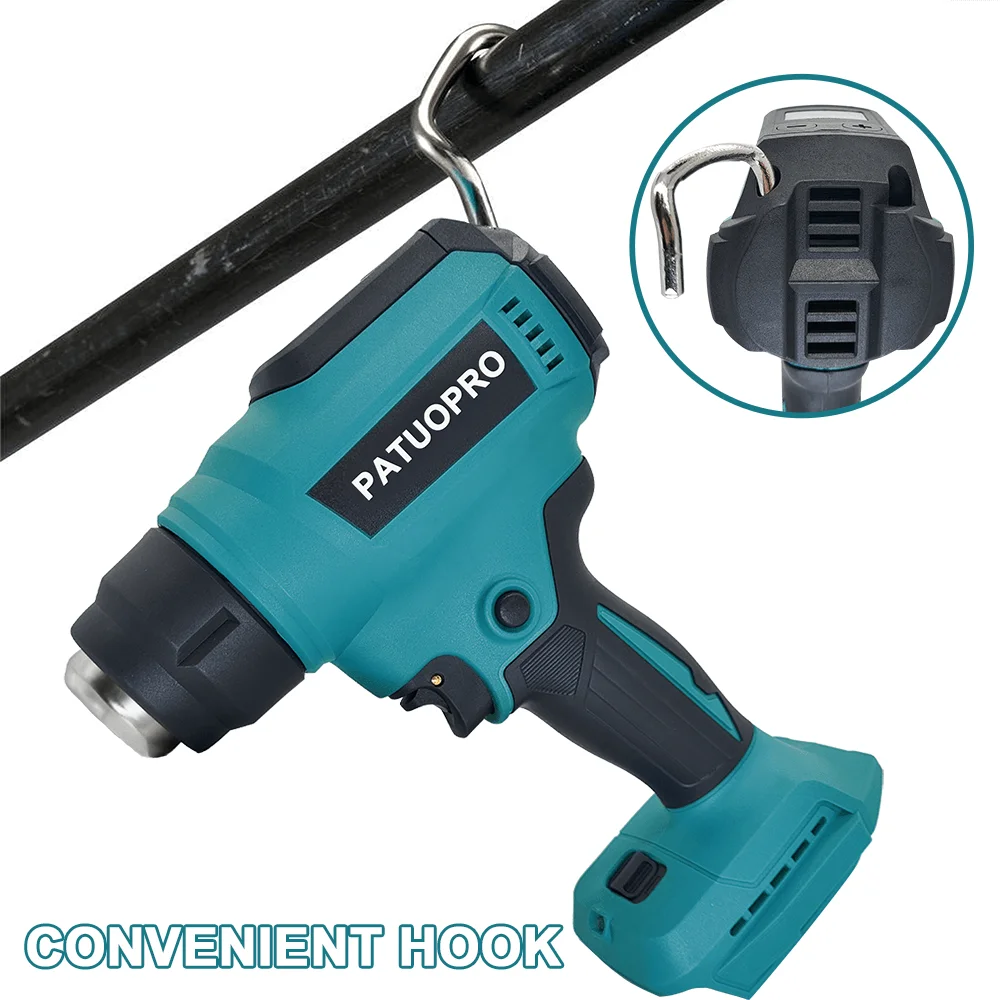 PATUOPRO Adjustable Temperatures Heat Gun 30-550 LED Display