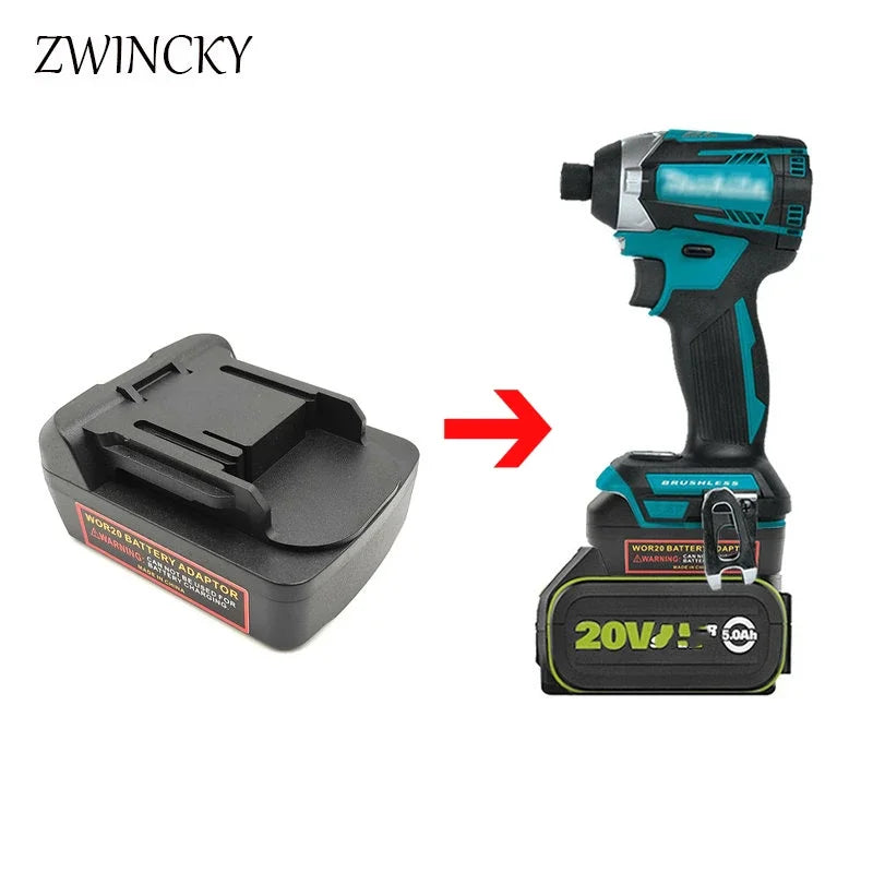 2Pcs Battery Adapter Compatible For Worx 5Pin 20V Big Feet C