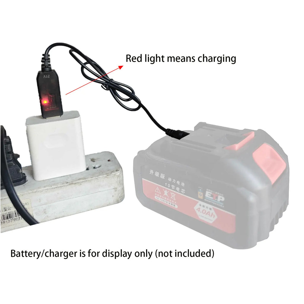 1pc 5V to 21V Boost Cable 21V Battery Dedicated Charging Cab