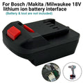 Adapter for Lidl Parkside X20V Li-ion tools TO for Milwaukee