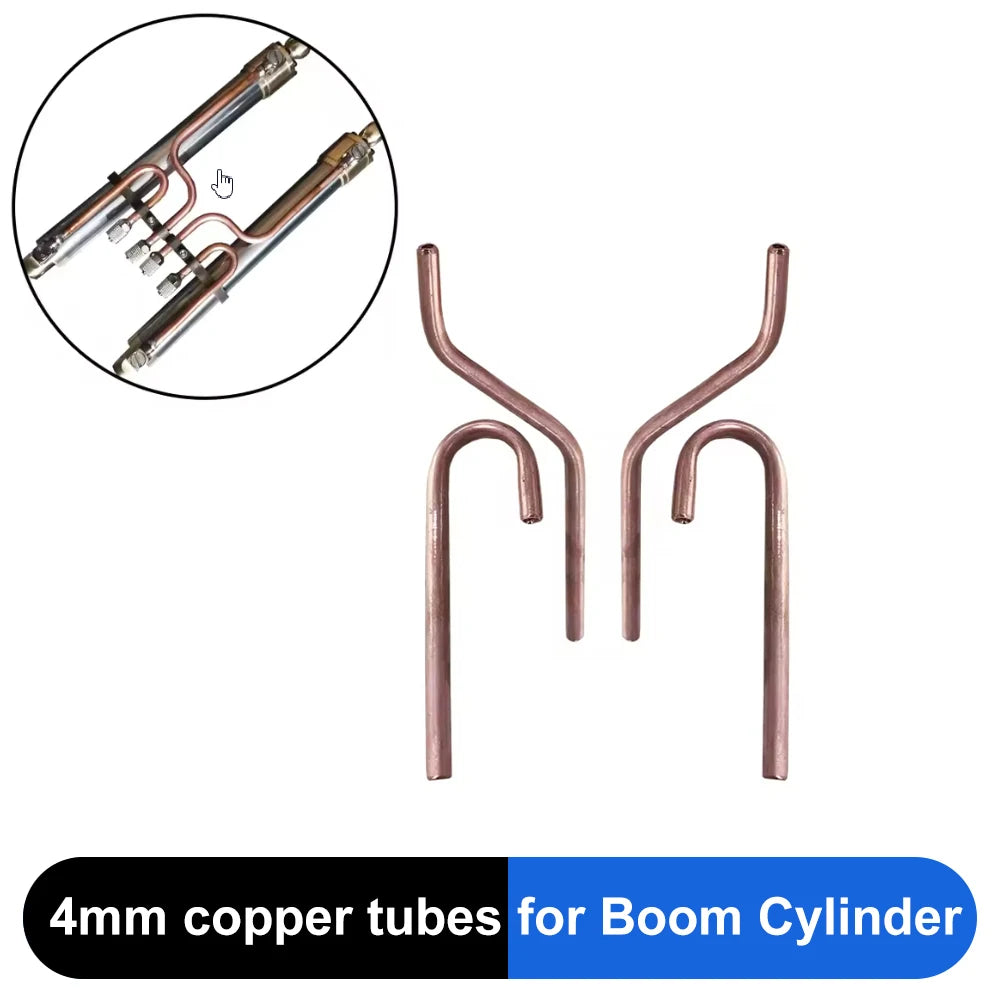 3mm/4mm Hose Hydraulic Copper Tube Welding M3/M5 Connector Bender Tool for RC Excavator Hydraulic Model Parts