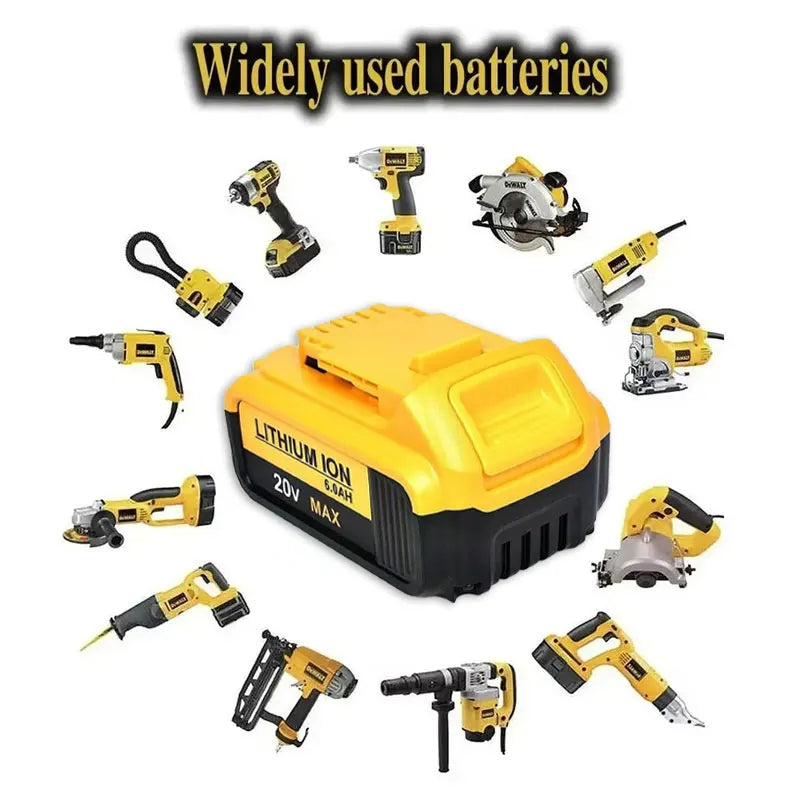 For DeWALT 20V Replacement Battery 6.0Ah MAX FlexVolt for DC