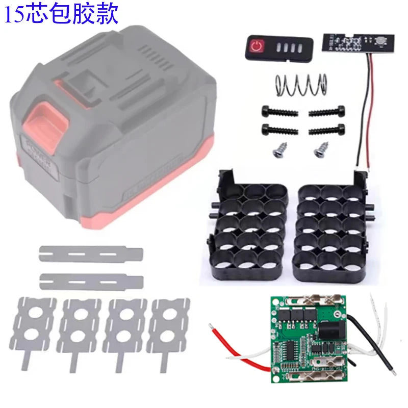 10/15/20 Cores Plastic Battery Case Storage Box Shell PCB Ch