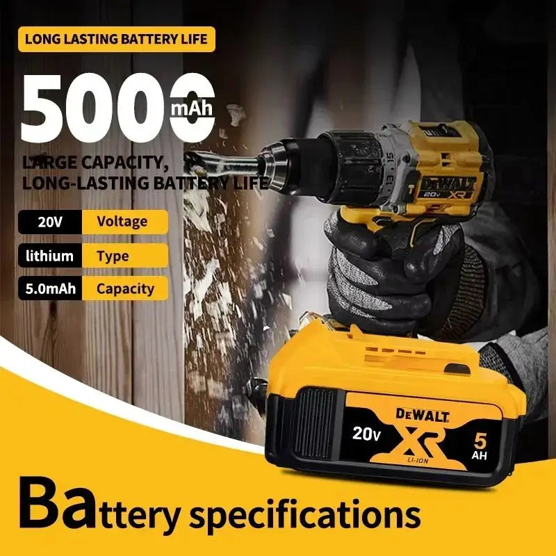 DeWALT 100% Original Battery 20V/60V 6Ah 9Ah MAX FlexVolt fo