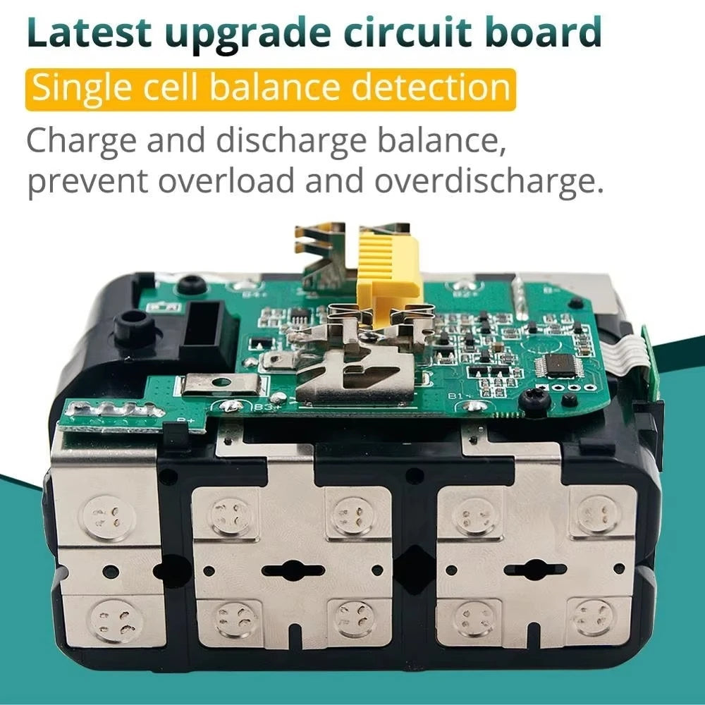 For Makita 18V 9Ah Lithium Battery BL1860B BL1850B High Drai