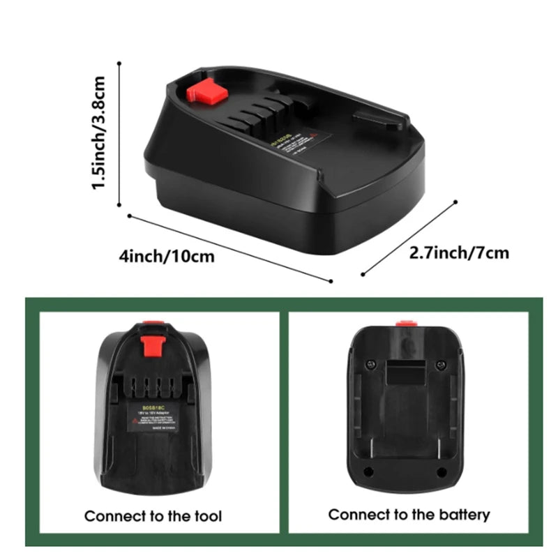 New Adapter Converter BOSB18C Use For 18V Li-Ion Battery BAT