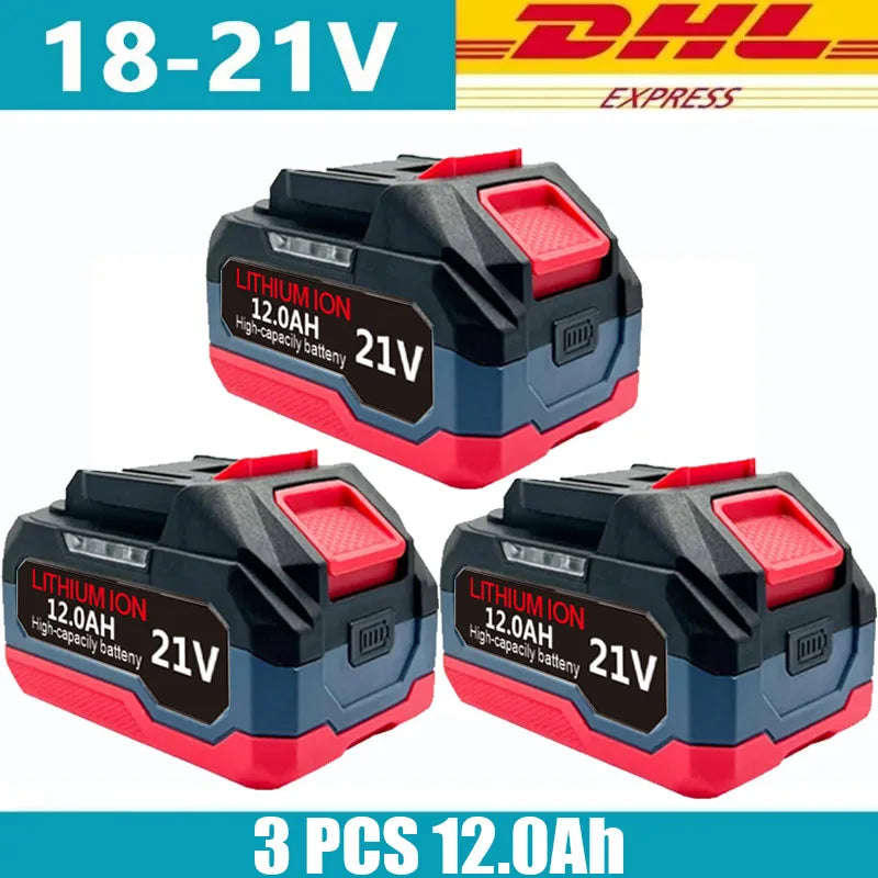 21V 6.0Ah 12.0Ah For Makita 18V Battery Power Tools Li-ion Replacement LXT BL1850 BL1860 DDF487 for 18V Screwdriver with BMS