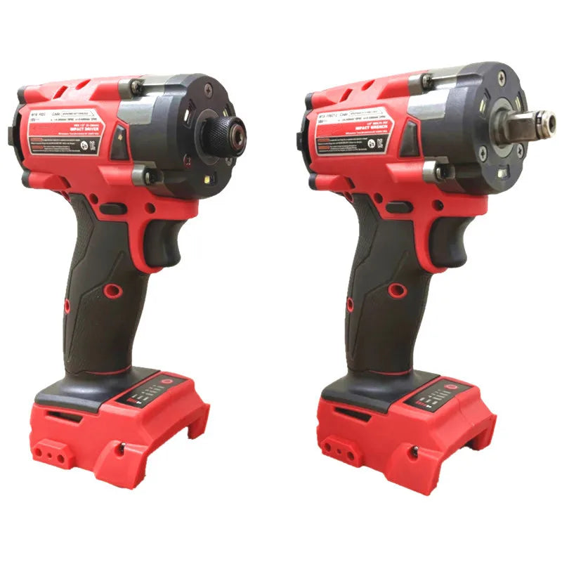 Electric Cordless Wrench Brushless Screwdriver Impact Drill 