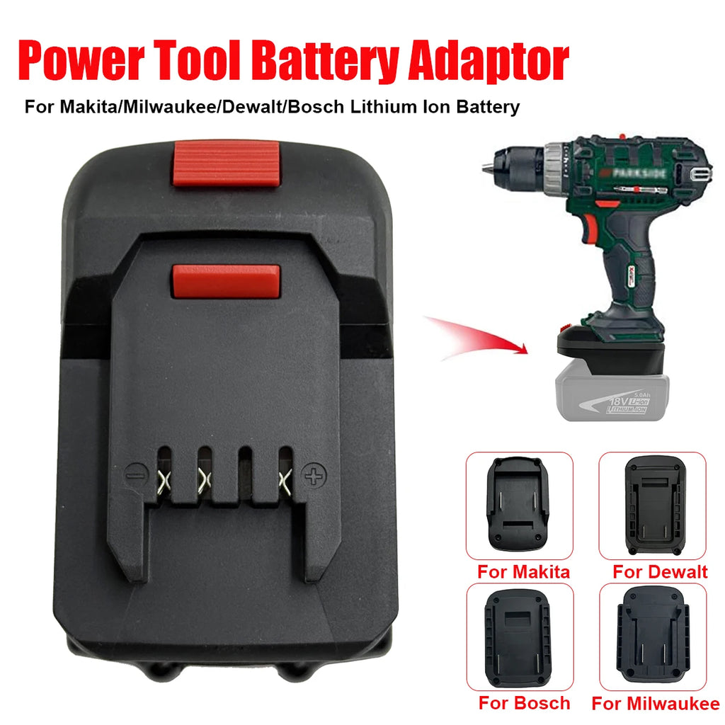 NEW Battery Adapter Converter for Bosch/Makita/Milwaukee/Dew